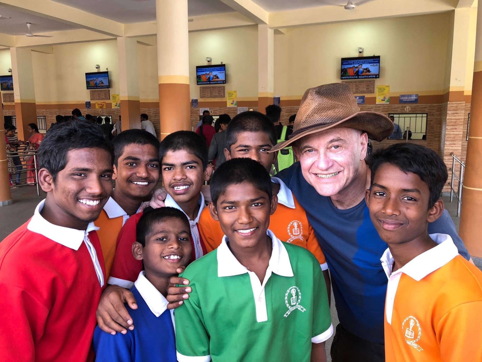 Bliss House boys with Pastor Georgian