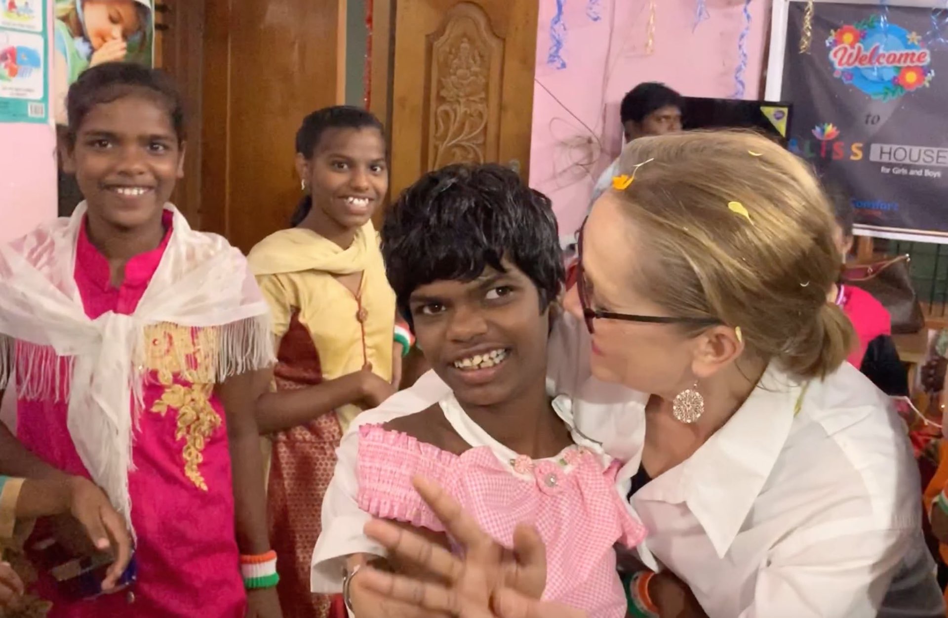 Bhavani, welcomed home at Bliss House